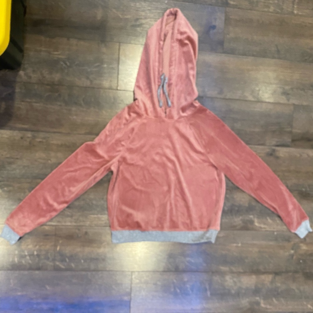 Velvet hoodie. Size S never worn.